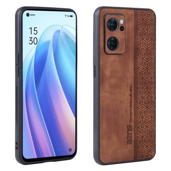 Чохол AZNS з 3D-тисненням та м'яким покриттям Skin Feel на OPPO Reno7 5G Global/ Find X5 Lite/OnePlus Nord CE2 5G  - коричневий