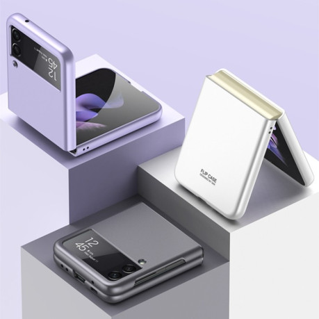 Противоударный чехол GKK Ultra-thin для Samsung Galaxy Z Flip3 5G - белый