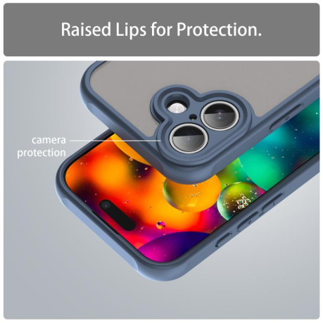 Чехол Fan Dun Series TPU Hybrid PC на iPhone 17 - синий