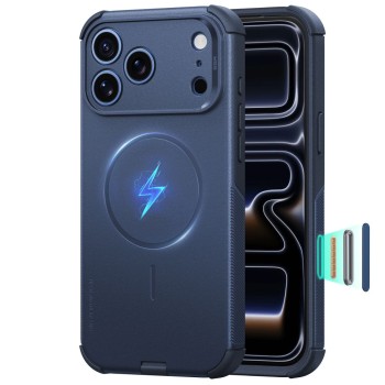 Оригінальний чохол ESR Cyber Tough з MagSafe для iPhone 17 Pro Max / 18 Pro Max — синій