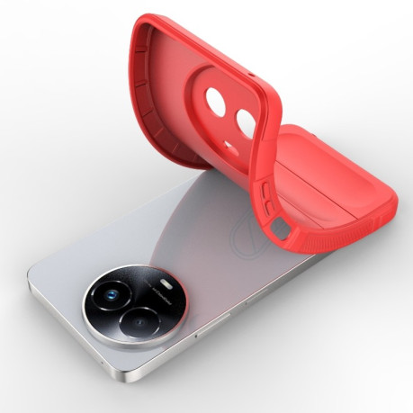 Силиконовый чехол Magic Flannel для Realme 11 5G Global - красный