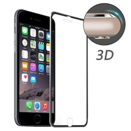 Защитное 3D Стекло на весь Экран Enkay 0.2 мм 9H Черное для iPhone SE 3/2 2022/2020/8/7
