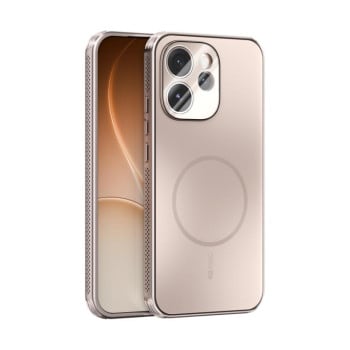 Ударостійкий чохол ABEEL Heat Dissipation Frosted MagSafe для OPPO Reno15 Pro 5G Global — рожеве золото