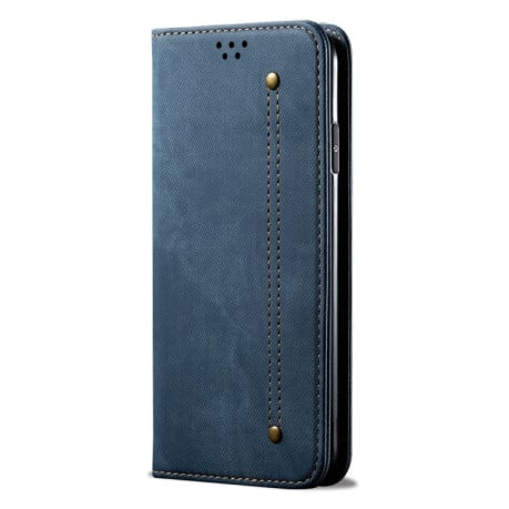 Чохол книжка Denim Texture Casual Style Samsung Galaxy S23 FE 5G - синій