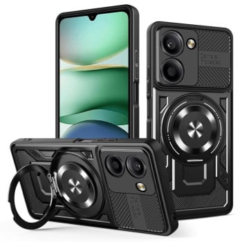 Ударозащитный чехол Armor Rotating Holder MagSafe на Xiaomi Redmi A5 4G 171.7mm - черный