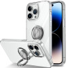 Противоударный чехол HMC 360 Degree Rotating Holder на iPhone 15 Pro Max - прозрачный