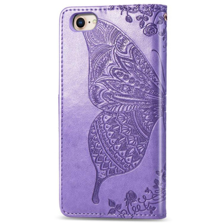 Чохол-книжка Butterfly Love Flower Embossed для iPhone 16e - Lavender