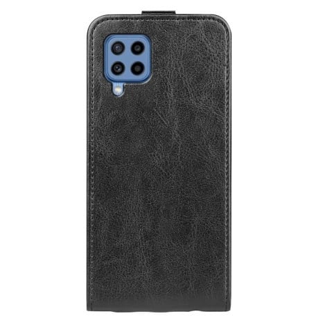 Флип-чехол R64 Texture Single на Samsung Galaxy M22 - черный