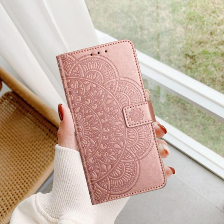 Чохол-книжка Flower Embossed Leather на Xiaomi Redmi Note 14 4G 164.48mm - золото