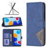 Чохол-книжка Magnetic Buckle Rhombus для Xiaomi Redmi Note 12S 4G / Note 11 - синій
