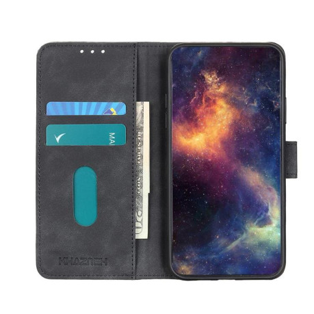 Чехол-книжка KHAZNEH Cowhide Texture на Xiaomi Poco F7 Pro / F7 Ultra - черный