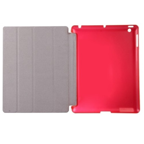 Чохол Solid Color червоний для iPad 2, 3, 4