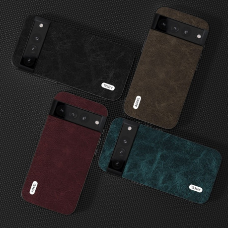 Противоударный чехол ABEELDream Litchi Texture PU для Google Pixel 8 Pro - черный