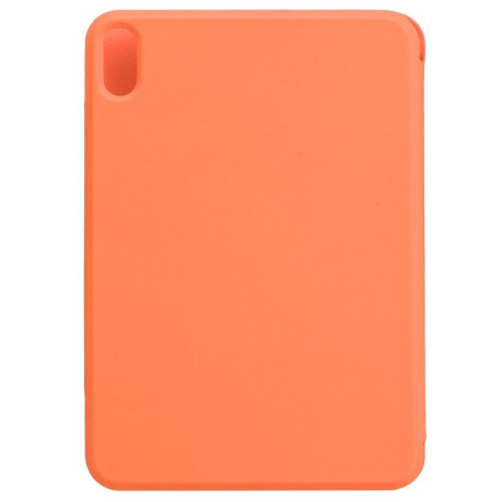 Магнитный чехол-книжка Ultra-thin Non-buckle на iPad mini 6 - оранжевый