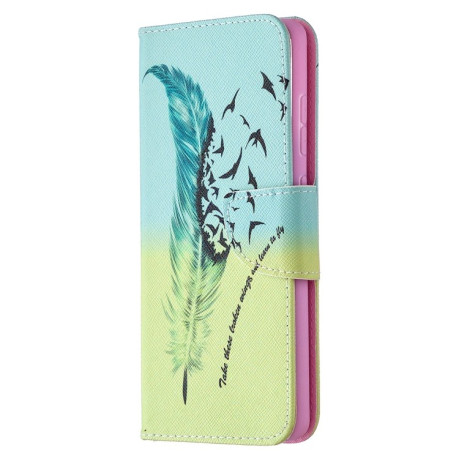 Чохол-книжка Colored Drawing Series Samsung Galaxy S20 FE - Feather Birds