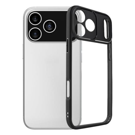 Чехол Frosted гибрид на iPhone 17 Pro - черный