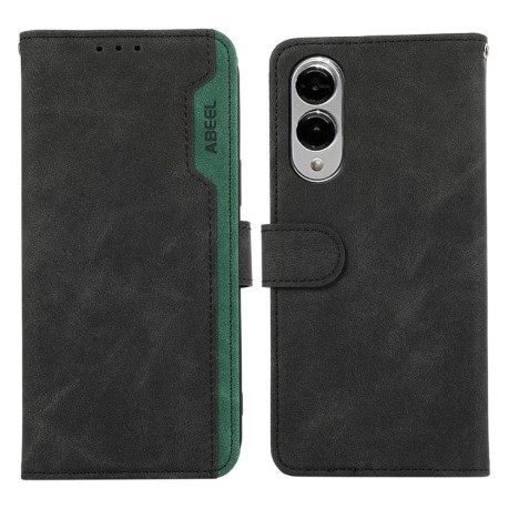 Чохол-книжка ABEEL Color Block Magnetic RFID Leather для Samsung Galaxy S25 Edge 5G - чорний