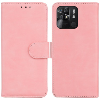 Чохол-книжка Skin Feel Pure Color для Xiaomi Poco C40/Redmi 10c - рожевий