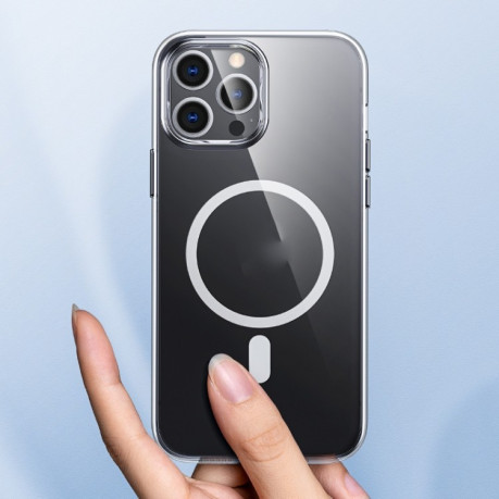 Противоударный чехол Benks Magsafe Magnetic для iPhone 13 Pro - прозрачный