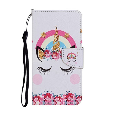 Чехол-книжка Colored Drawing Pattern для Samsung Galaxy S24 FE 5G - Crown