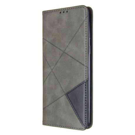 Чохол-книжка Rhombus Texture на Samsung Galaxy A21- сірий
