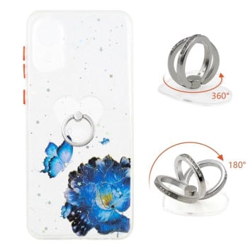Протиударний чохол Starry Sky with Ring Holder Samsung Galaxy A03 Core - Blue Butterfly