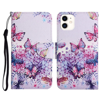 Чехол-книжка Painted Pattern для iPhone 11 - Bright Butterfly