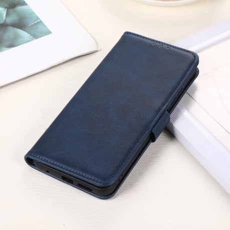 Чохол-книжка Cow Texture для Xiaomi Redmi Note 14 4G 164.48mm - синій