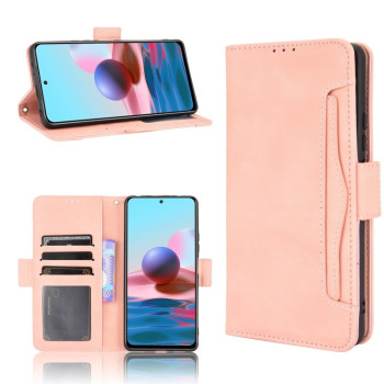 Чехол-книжка Skin Feel Calf на Xiaomi Redmi Note 10 Pro / Note 10 Pro Max - розовый