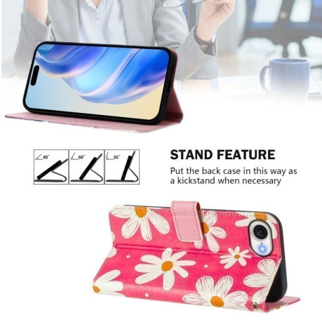 Чохол-книжка Colored Drawing Pattern для iPhone 16e - кольоровий
