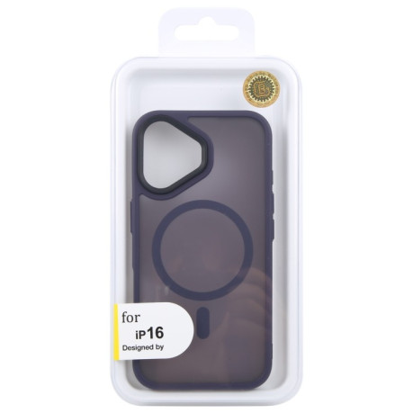 Чехол GEBEI Skin Feel MagSafe Magnetic для iPhone 16 - фиолетовый