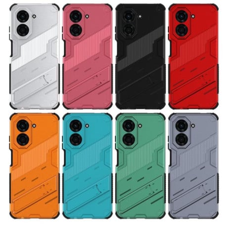 Противоударный чехол Punk Armor для Xiaomi Redmi A5 4G 171.1mm / Poco C71 5G - зеленый