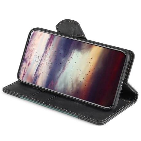 Чехол-книжка с мягким покрытием Skin Feel и магнитной застёжкой на OPPO A5x 5G Global - черный