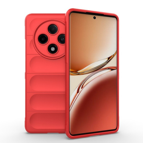 Силиконовый чехол Magic Flannel для OPPO A3 Pro 5G - красный