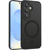 Матовый чехол Xdcase с защитой камеры на Samsung Galaxy S26 5G — чёрный