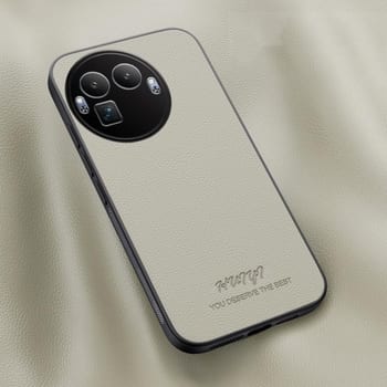 Чохол HUIYI Leather Magnetic на Realme GT 8 Pro — білий