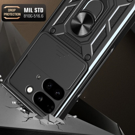 Противоударный чехол Sliding Camshield для Google Pixel 9 Pro Fold - красный
