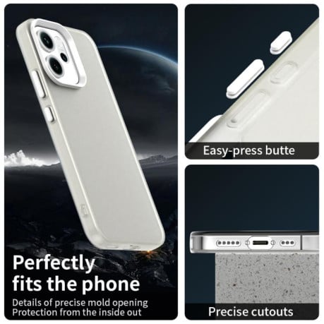 Противоударный чехол Candy Series на OPPO Reno14 5G Global - белый