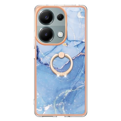 Протиударний чохол Electroplating IMD для Xiaomi Redmi Note 13 Pro 4G/Redmi Note Redmi Note 14S/ 13 Pro 4G / POCO M6 Pro 4G - Blue
