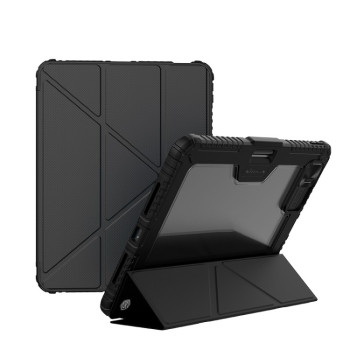 Протиударний чохол-книжка NILLKIN Bumper Pro Multi-angle Folding Style для iPad Pro 11 2024 - чорний