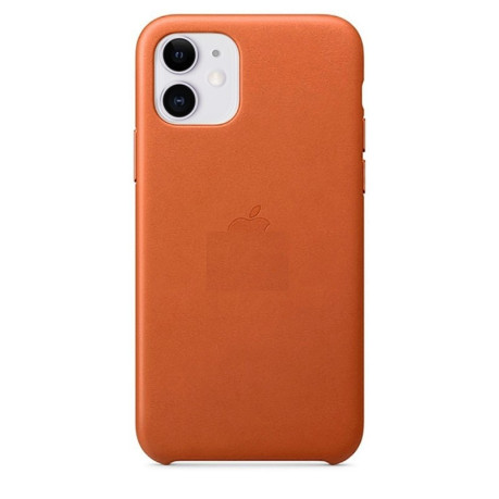 Кожаный Чехол Leather Case Saddle Brown для iPhone 11