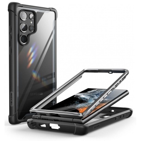Двухсторонний чехол Supcase Iblsn Ares для Samsung Galaxy S22 Ultra - Black