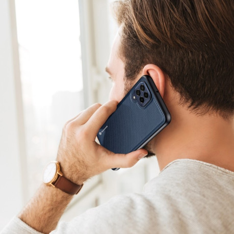 Противоударный чехол DUX DUCIS Fino Series для Samsung Galaxy M53 5G - синий