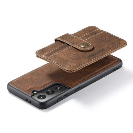 Протиударний чохол JEEHOOD RFID для Samsung Galaxy S22 Plus - коричневий