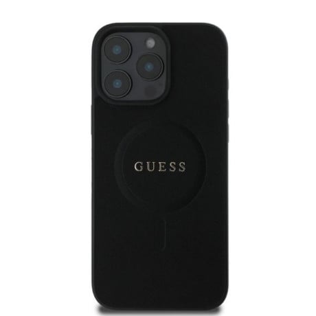 Оригинальный чехол Guess Saffiano MagSafe на iPhone 16 Pro Max - Black