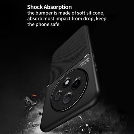 Чохол протиударний Tilt Strip Grain на OPPO Reno12 F/12FS - червоний