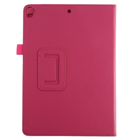 Чехол-книжка Litchi Texture для iPad 10.5 / iPad 10.2 2021/2020/2019 - пурпурно-красный