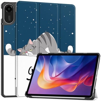 Чохол-книжка Custer Painted 3-Fold Stand Leather для Xiaomi Redmi Pad 2 - Cat