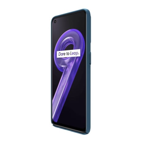 Противоударный чехол NILLKIN Black Mirror Series на Realme 9 Pro Plus/ Realme 9 4G - синий