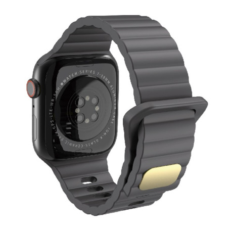Pемешок Breathable Skin-friendly для Apple Watch Ultra 49mm / Series 8/7 45mm / 44mm / 42mm - серый